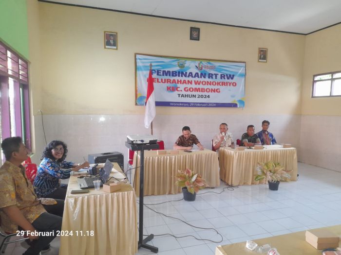 PEMBINAAN KETUA RT DAN RW KELURAHAN WONOKRIYO 02