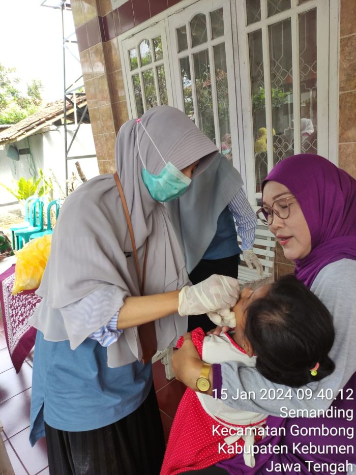 SUB PIN POLIO DI RW 06 DAN RW 07 KELURAHAN WONOKRIYO 02