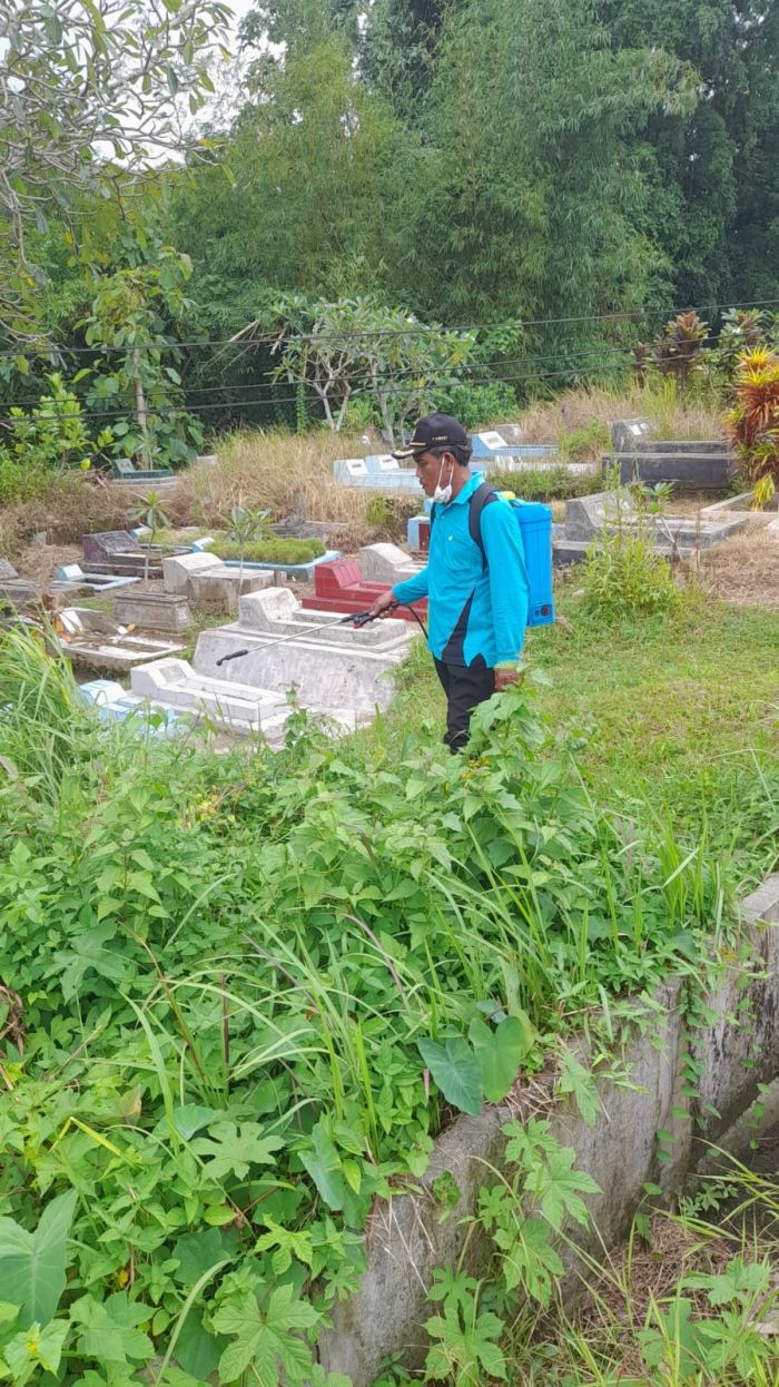 PENYEMPROTAN RUMPUT DI KUBURAN KARANGDUREN 02