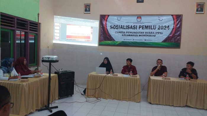 SOSIALISASI PEMILU 2024 KELURAHAN WONOKRIYO