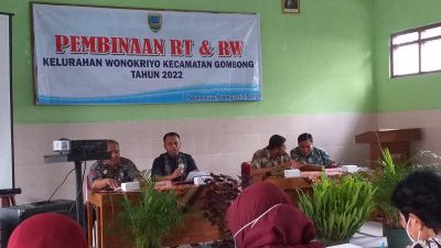 PEMBINAAN RT RW KELURAHAN WONOKRIYO TAHUN 2022