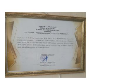 Maklumat Pelayanan 2026